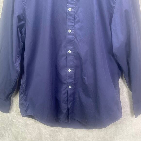 Robert Graham Shirt Men 2XL Button Up Long Sleeve Contrast Trim Flip Cuff Preppy - Picture 4 of 16
